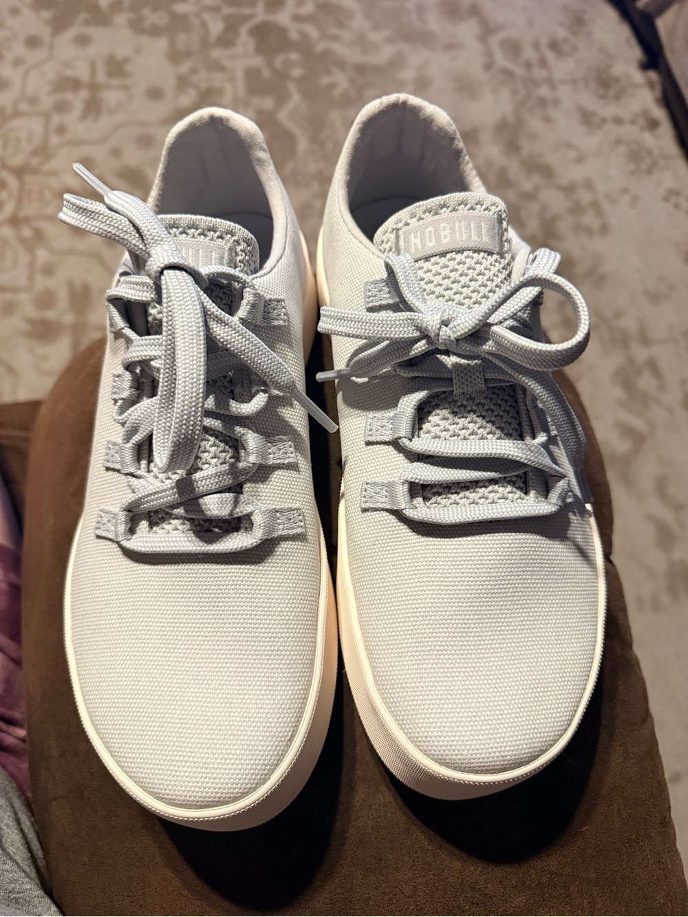 NoBull Women’s Runners — Light Gray and white Casual Sneakers